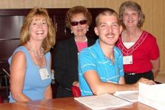Terri, Mary Lou, Kyle and Mary